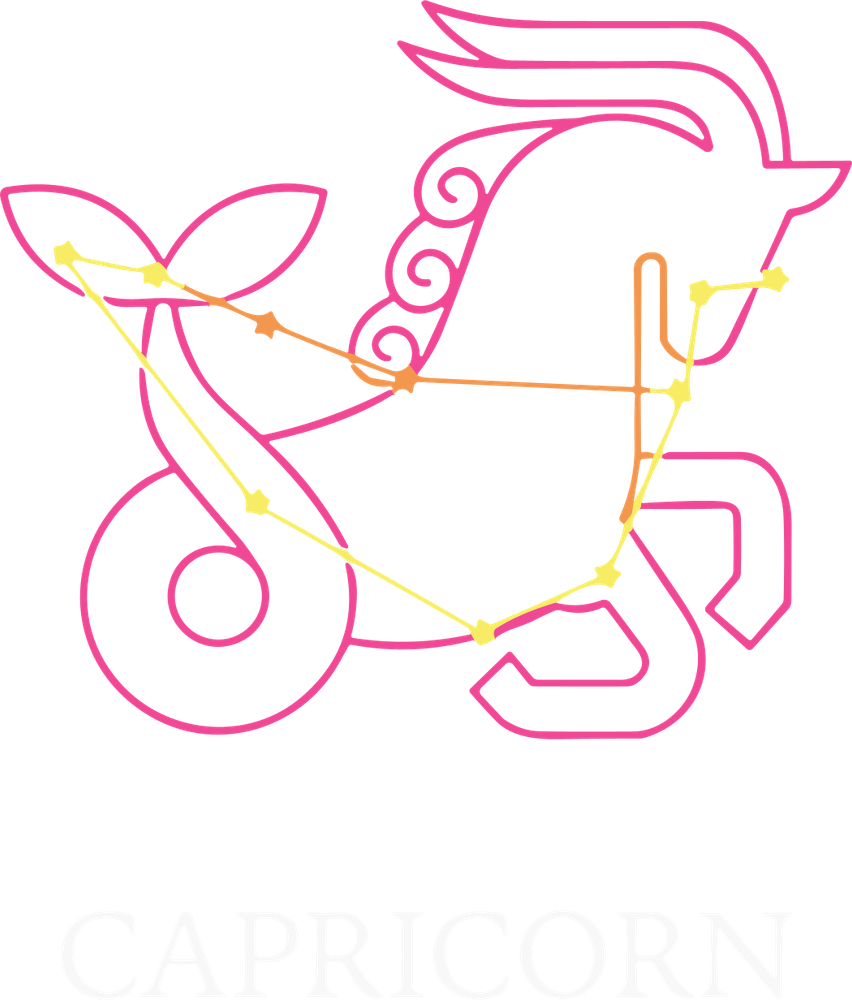 Capricorn Pink Constellation - Zodiacs & Horoscopes DTF Transfers