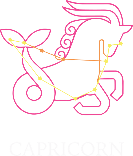 Capricorn Pink Constellation - Zodiacs & Horoscopes DTF Transfers