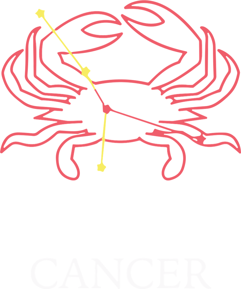 Cancer Raspberry Constellation - Zodiacs & Horoscopes DTF Transfers