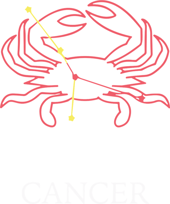 Cancer Raspberry Constellation - Zodiacs & Horoscopes DTF Transfers