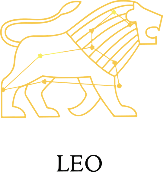 Leo Yellow Constellation - Zodiacs & Horoscopes DTF Transfers