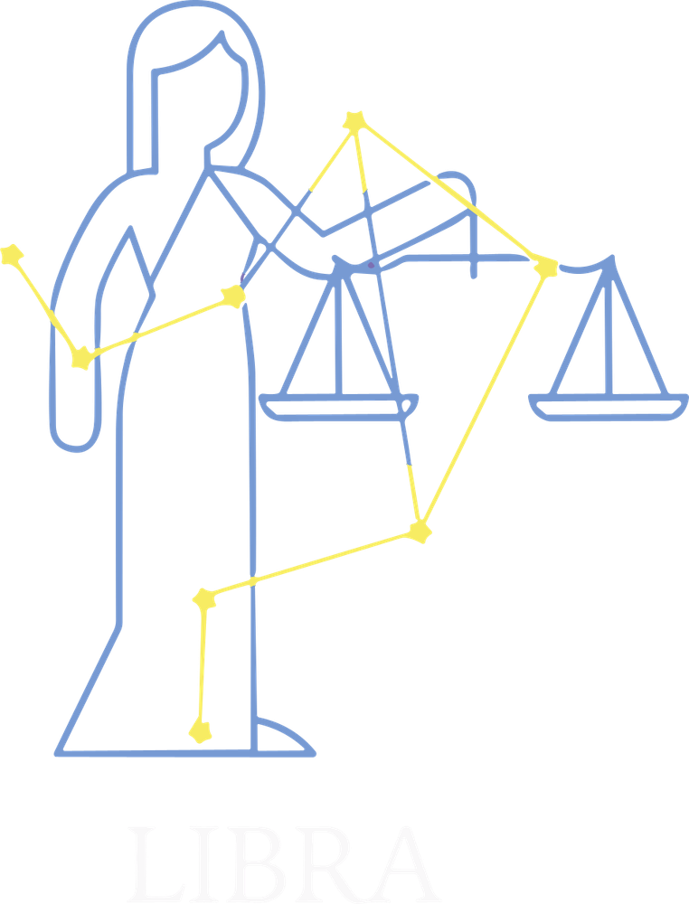 Libra Blue Constellation - Zodiacs & Horoscopes DTF Transfers
