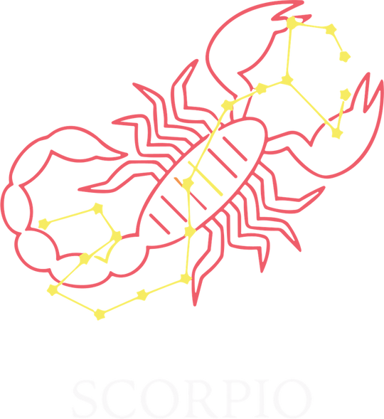 Scorpio Pink Constellation - Zodiacs & Horoscopes DTF Transfers