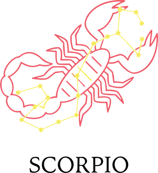 Scorpio Pink Constellation - Zodiacs & Horoscopes DTF Transfers