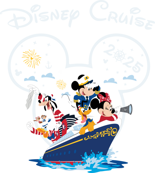 Disney Cruise 2025 - Disney Iron On DTF Transfer