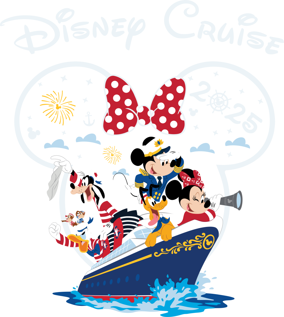 Disney Cruise 2025 - Disney Iron On DTF Transfer