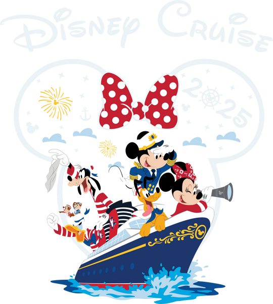 Disney Cruise 2025 - Disney Iron On DTF Transfer