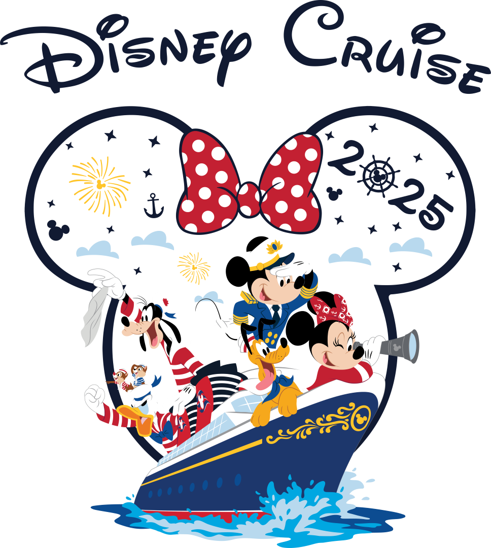 Disney Cruise 2025 - Disney Iron On DTF Transfer