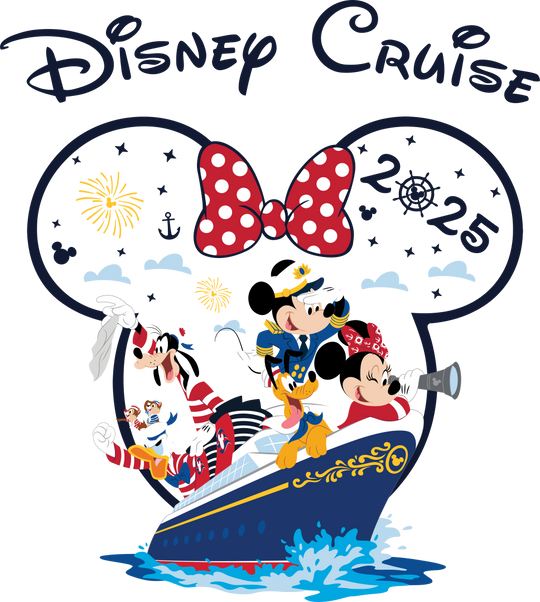 Disney Cruise 2025 - Disney Iron On DTF Transfer