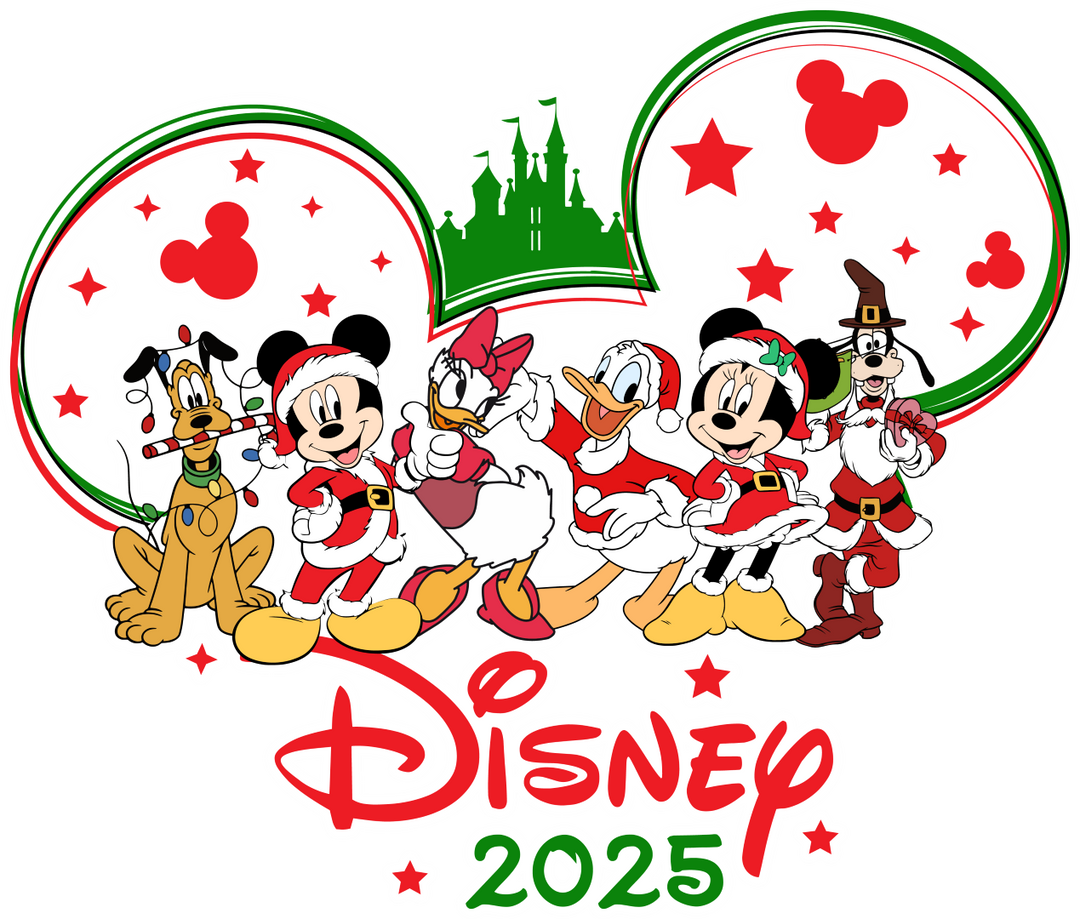 Disney Characters 2025 Design - Disney Iron On DTF Transfer