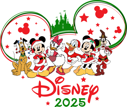 Disney Characters 2025 Design - Disney Iron On DTF Transfer