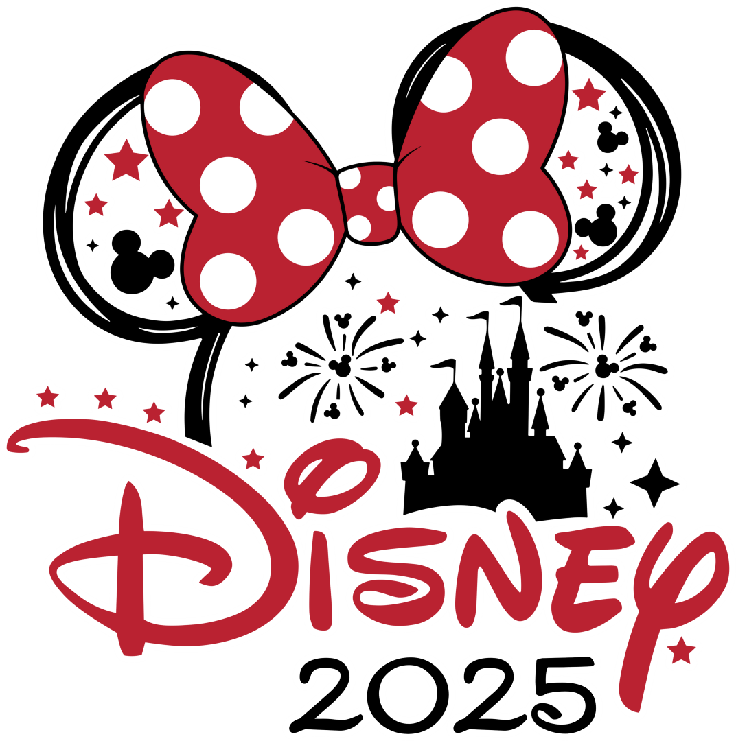 Disney 2025 Mickey And Minnie - Disney Iron On DTF Transfer