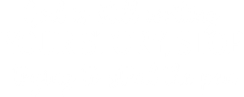 God Is Still Writing Your Story Stop Trying To Steal The Pen - Christianity DTF Transfer