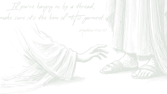 When You're Hanging On By A Thread - Christianity DTF Transfer