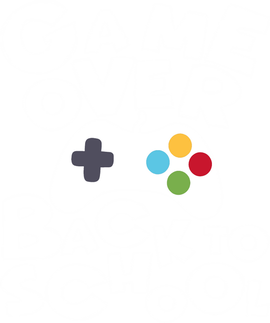 Game Over Back To School Controller - Back To School DTF Transfer