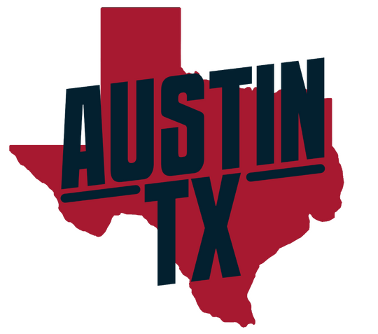 Austin TX - States & Cities DTF Transfer