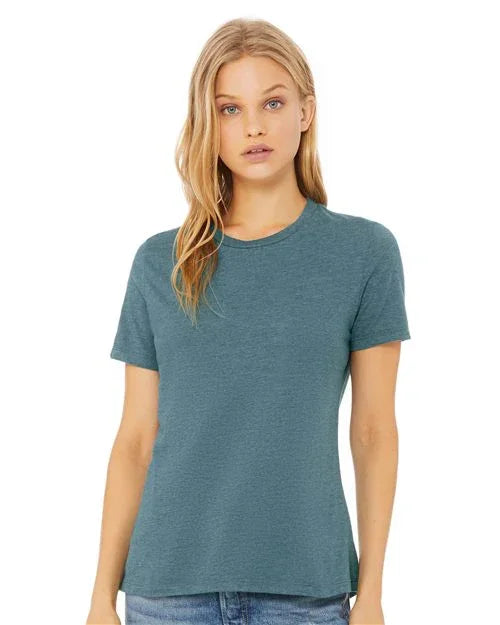 BELLA CANVAS Women’s Relaxed Fit Heather CVC Tee