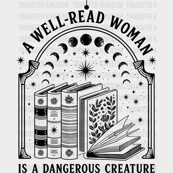 A Well Read Woman - Reading DTF Transfers