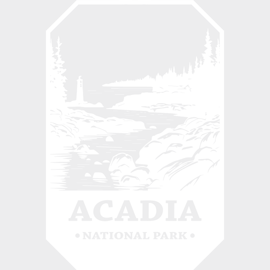 Acadia National Park Design - Parks Dtf Transfers Unisex S & M (10’) / Light Color See Imaging