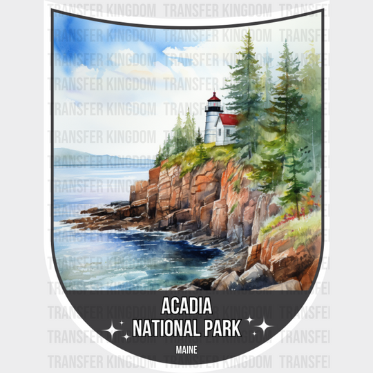 Acadia National Park Maine - National Parks DTF Transfer