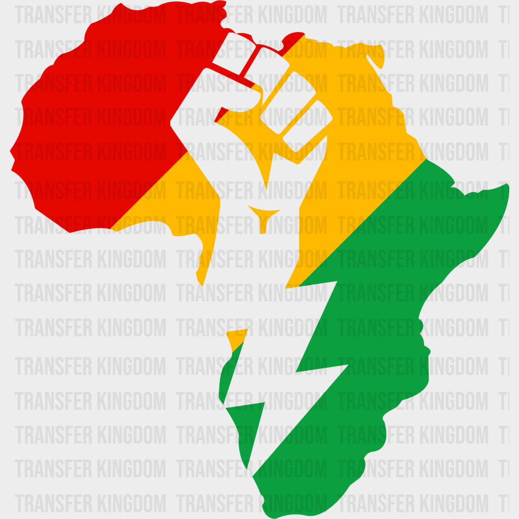 Africa Fist Design - Blm Dtf Transfer