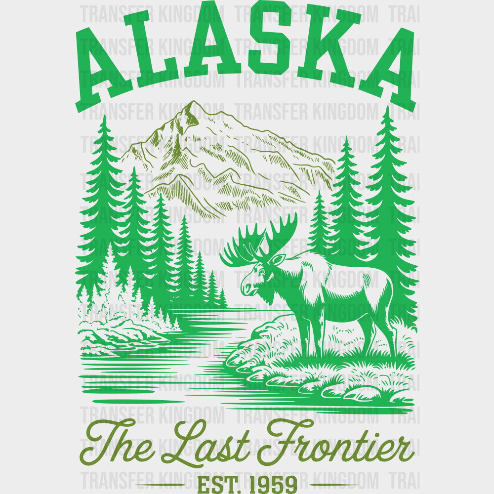 Alaska The Last Frontier - States & Cities DTF Transfer