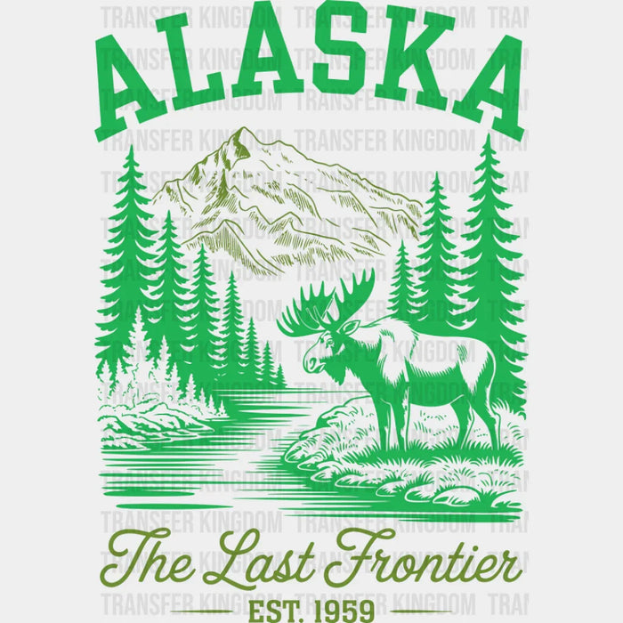 Alaska The Last Frontier - States & Cities DTF Transfer