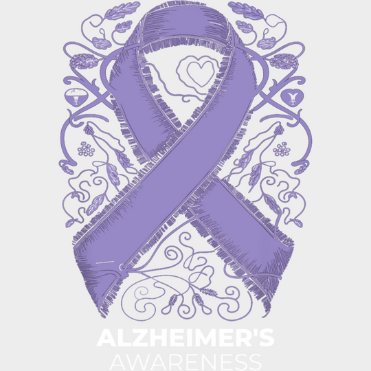 Alzheimer’s Awareness - Alzheimer’s Awareness DTF Transfer Adult Unisex - S & M (10’’) / Light Color Design (See