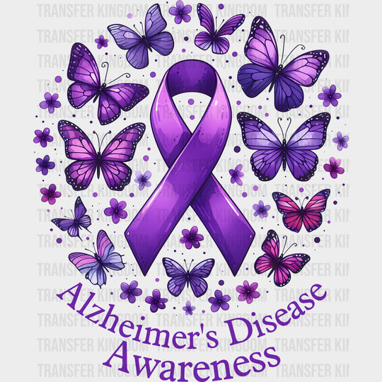 Alzheimer's Disease Awareness Ribbon - Alzheimer's Awareness DTF Transfer transfer-kingdom