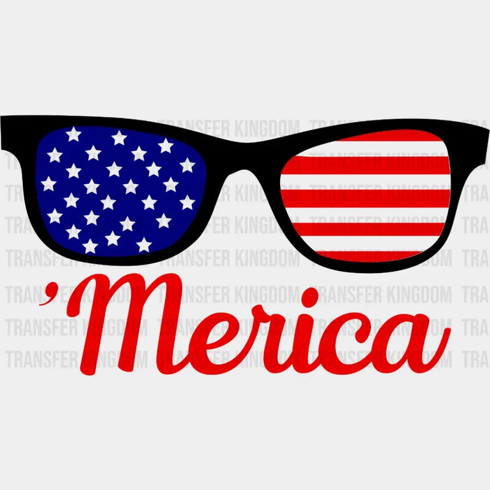 America Glasses DTF Transfer