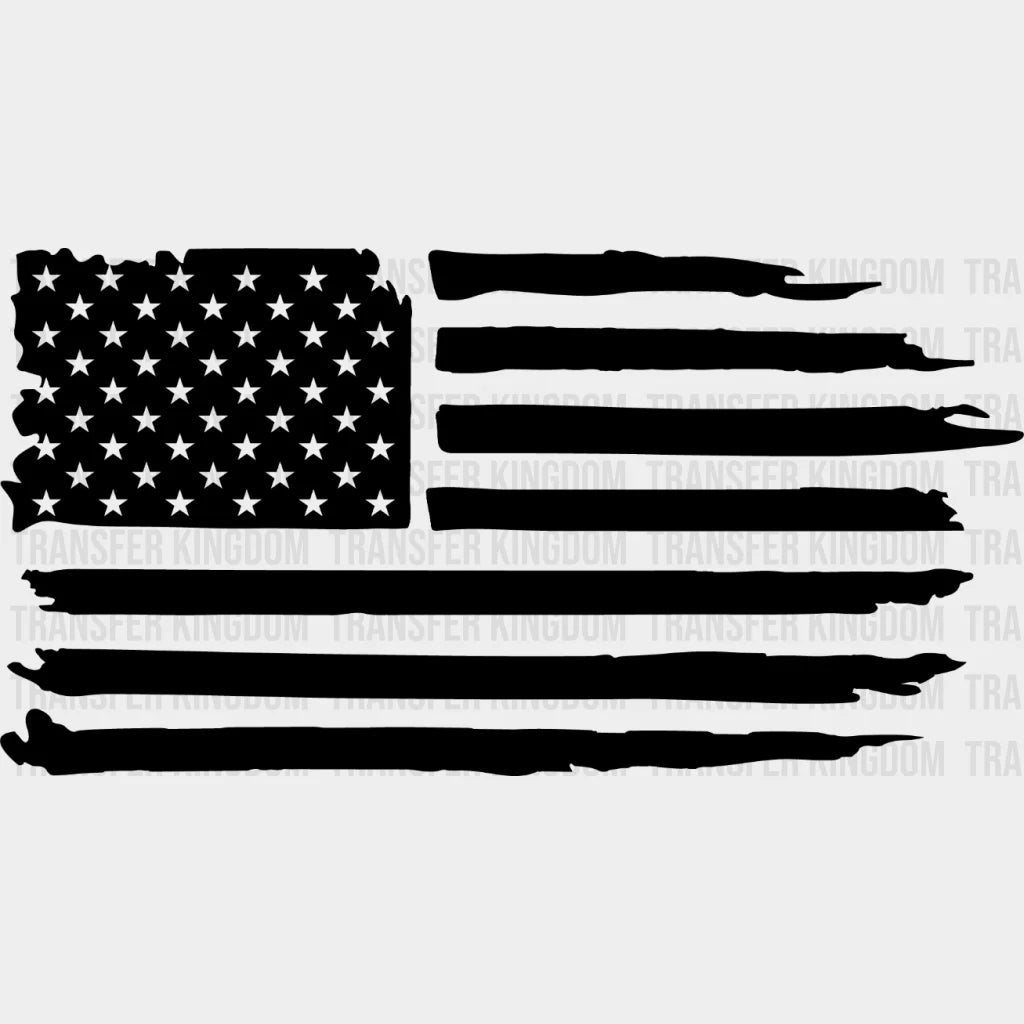 American Distressed Flag - Vote Design Dtf Heat Transfer