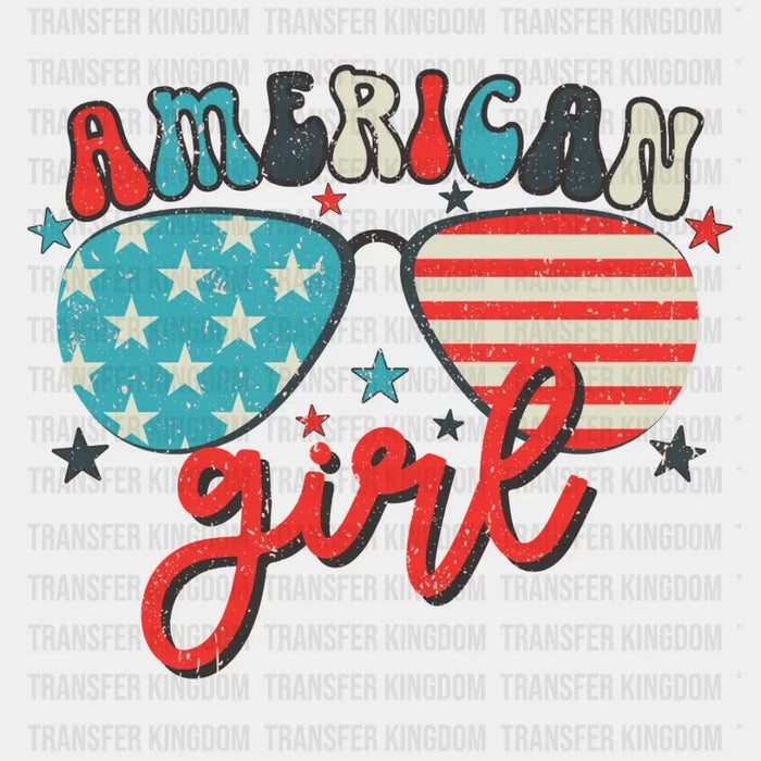 American Girl Sunglasses  DTF Transfer
