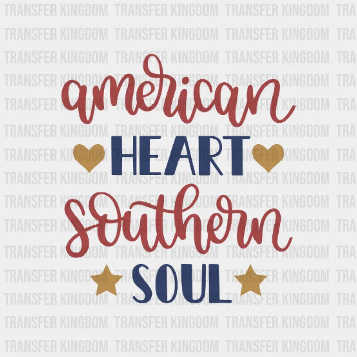 American Heart Southern Soul DTF Transfer