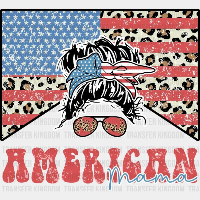 American Mama Sunglasses - 4th Of July DTF Transfer