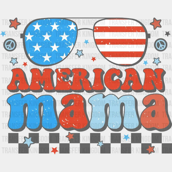 American Mama Sunglasses DTF Transfer