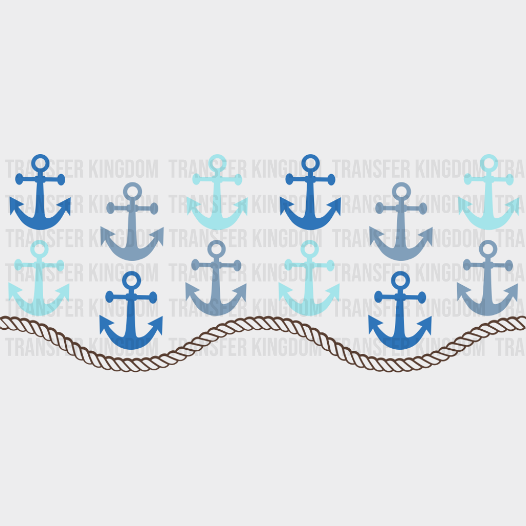 Anchors - General Cup Wrap UV Sticker Permanent UV DTF Decal UVDTF