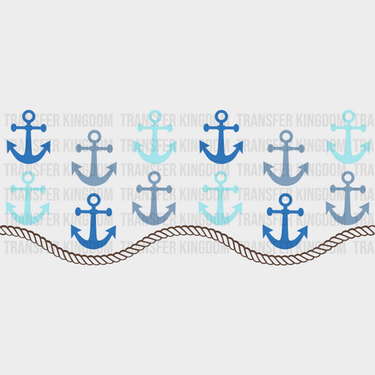 Anchors - General Cup Wrap UV Sticker Permanent UV DTF Decal UVDTF