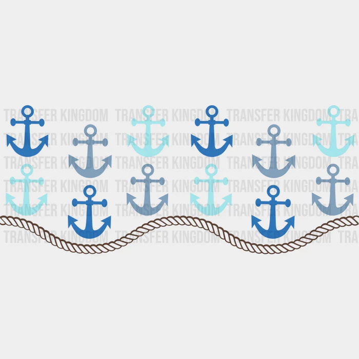 Anchors - General Cup Wrap UV Sticker Permanent UV DTF Decal