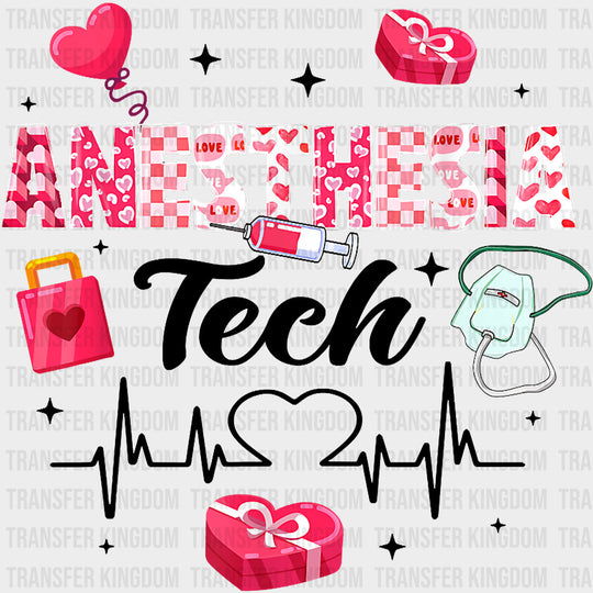 Anesthesia Tech - CRNA Nurse DTF Transfers Adult Unisex - S & M (10’’) / Dark Color Design (See Imaging)