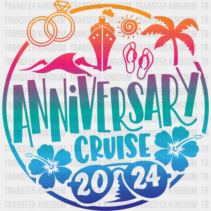 Anniversary Cruise Family Trip DTF Transfer