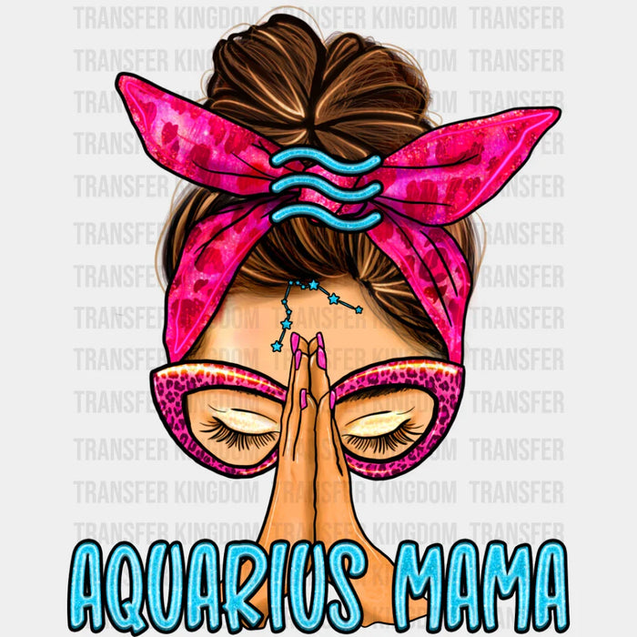 Aquarius Mama - Zodiac & Horoscopes DTF heat transfer