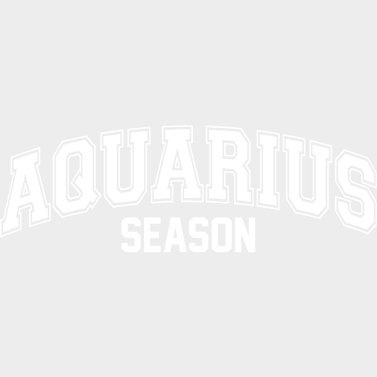 Aquarius Season Retro Design - Zodiacs And Horoscopes Dtf Transfer Unisex S & M (10’’) / Light