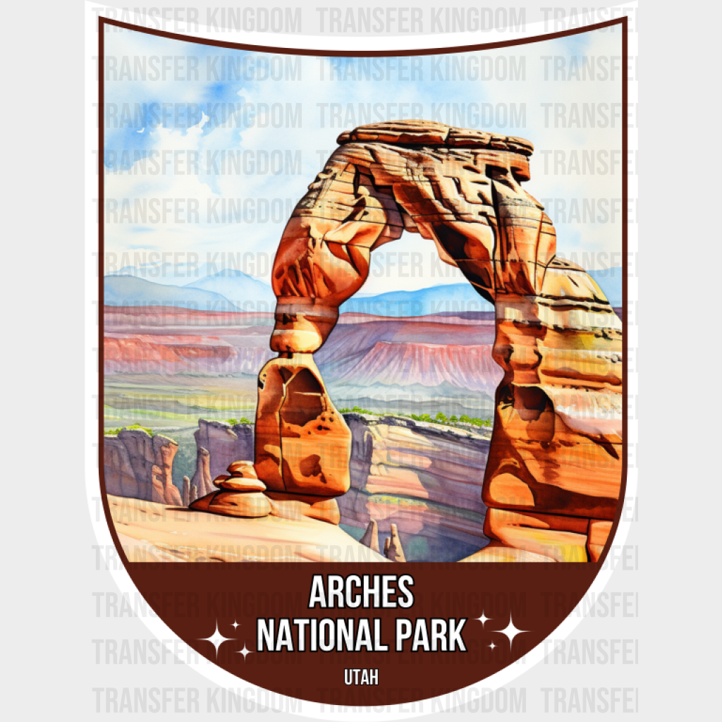 Arches National Park Utah - National Parks DTF Transfer