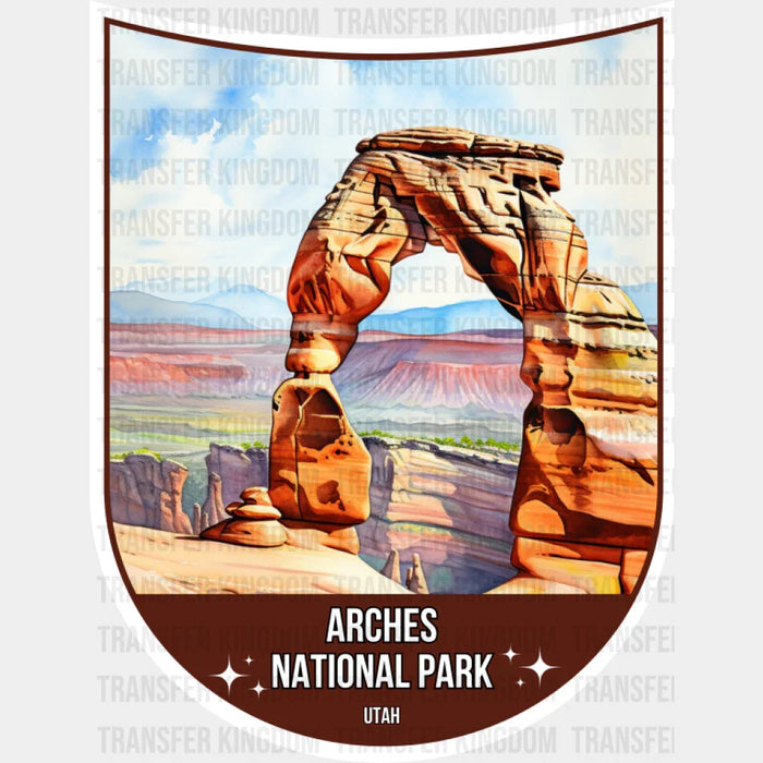 Arches National Park Utah - National Parks DTF Transfer