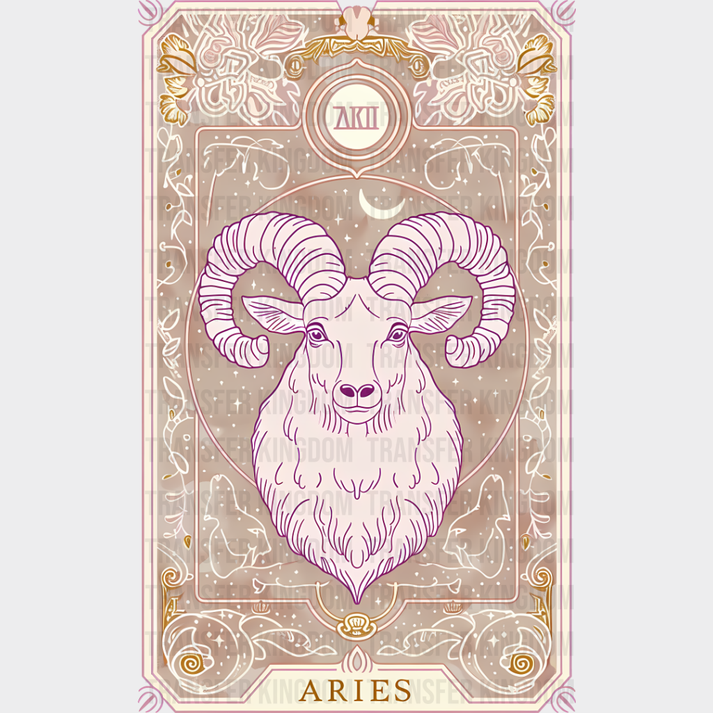 Aries Tarot Card - Zodiacs & Horoscopes Dtf Transfer