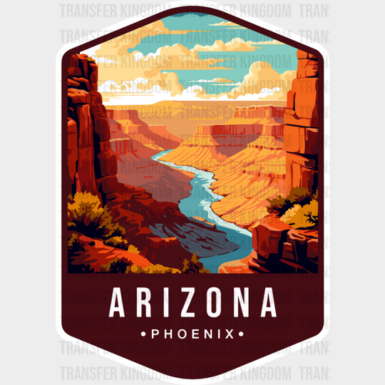 Arizona Phoenix - States & Cities DTF Transfer