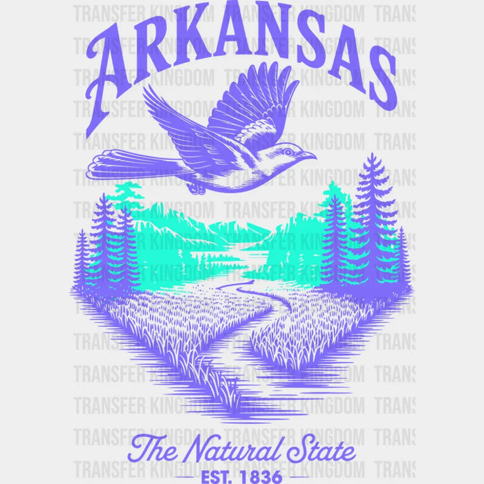 Arkansas The Natural State - States & Cities DTF Transfer