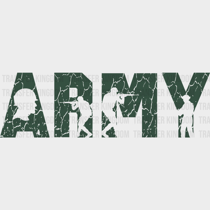 Army, Blue & Green - Army DTF Transfers