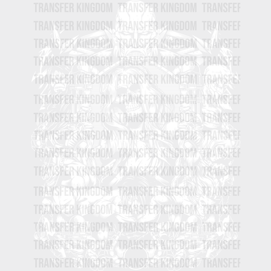 Attack On Titan B&W - Anime DTF Transfer