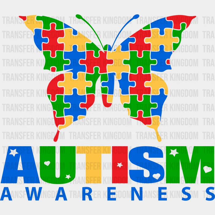 Autism Awareness Butterfly Design